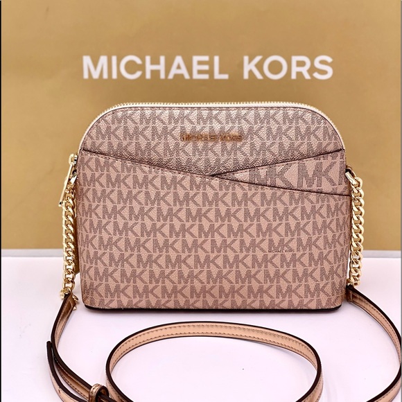 MICHAEL KORS Dome Crossbody Bag Rose Gold - Picture 16 of 16